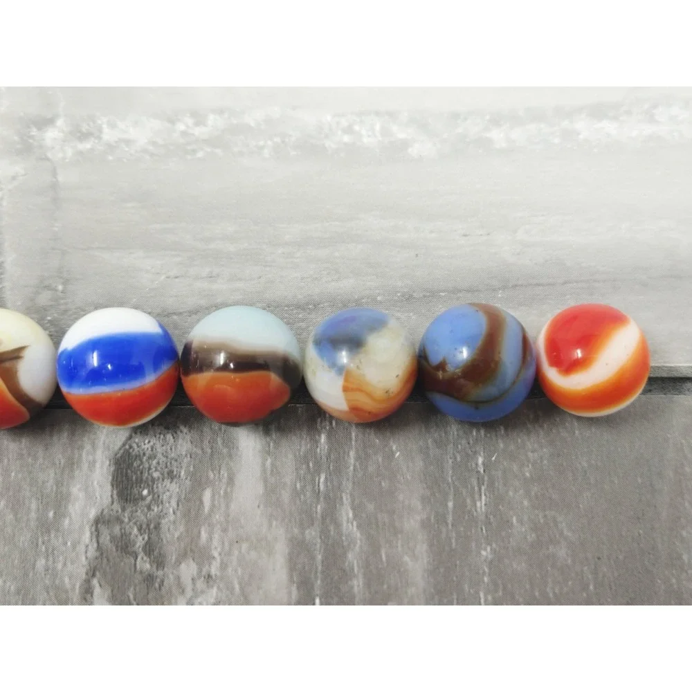 Premium Vintage Marble Lot - Peltier Akro Marble King Christensen Patch‎ Swirl 8